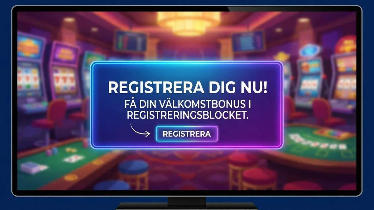 Registrera dig med bonus
